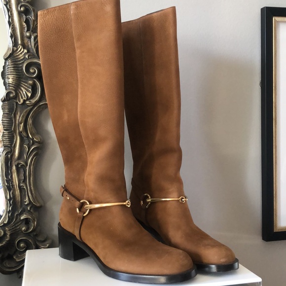 GUCCI Leather Horsebit Boots - Picture 4 of 16